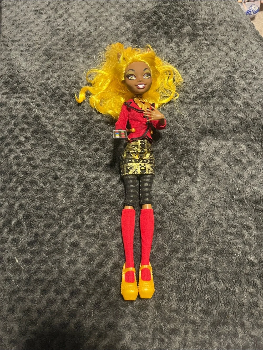 Mattel Monster High Clawdia Wolf Frights Camera Action Doll
